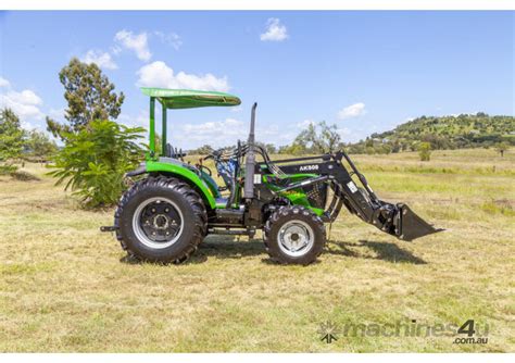 New 2024 Agking New Agking 70hp Rops 4wd Tractor With Fel 4in1 Bucket