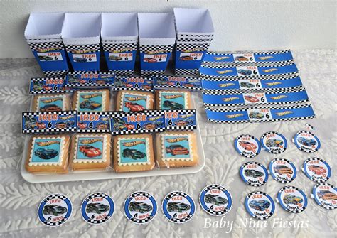Baby Nina Fiestas Kit cumpleaños Hot wheels Iker