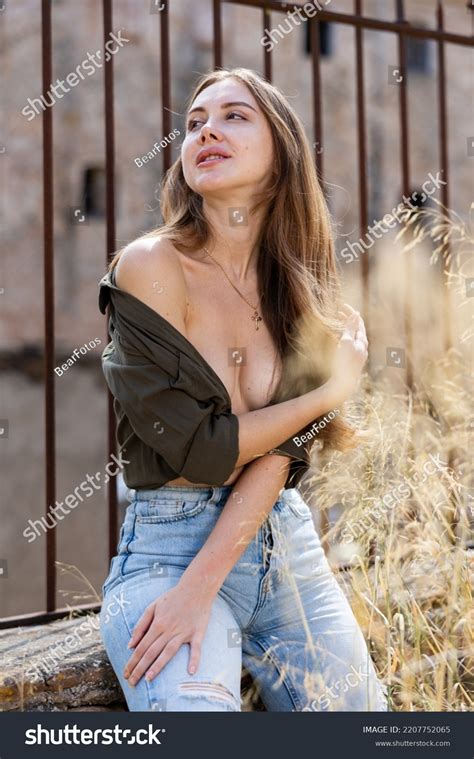 Sexy Sensual Blonde Woman Beautiful Girl Stock Photo 2207752065 Shutterstock