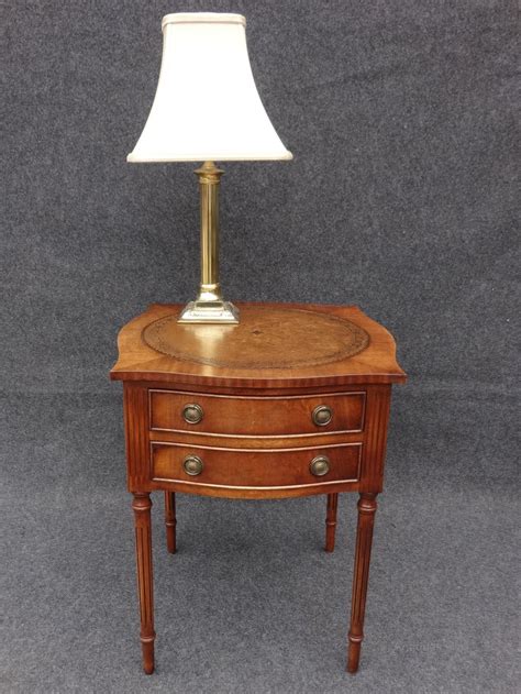 2 Drawer Mahogany Lamp Table Antiques Atlas