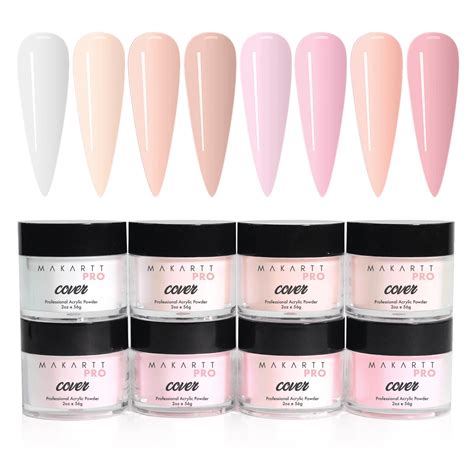 Amazon MakarttPro Cool Tone Acrylic Powder Collection Essential Nude And Pink Cover