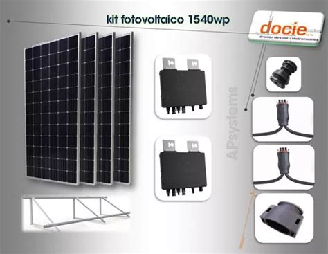 Kit Panel Solar Fotovoltaico 1760 W Interconexión Aps S m MercadoLibre