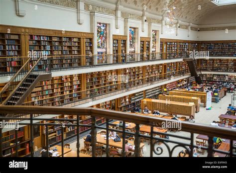 State Library Of New South Wales Reading Room Sydney Australia Stock