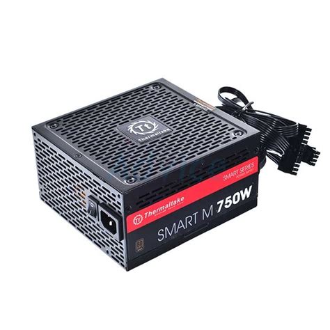 Power Supply อุปกรณ์จ่ายไฟ Thermaltake 750w Smart Modular 80 Bronze By Speedcom Shopee