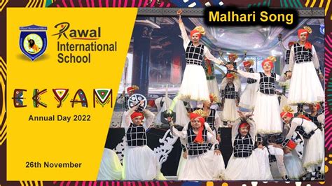 Malhari Song Ekyam Annual Day 2022 Rawal International School Youtube