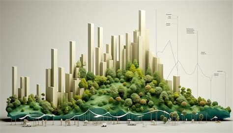 Um Cartaz Em Estilo Infográfico 3d Mostrando Um Gráfico De Barras Feito