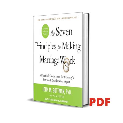 The Seven Principles For Making Marriage Work John M Gottman Cliffmatt