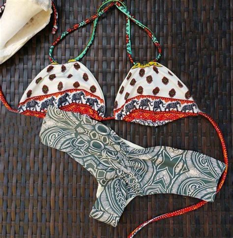 Floral Lace Stitching Fresh Bikini On Luulla