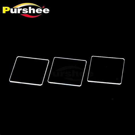 Quartz Glas Plaat 25x25x1mm Vicedeal