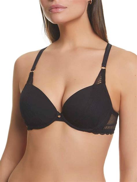 Soutien Gorge Triangle Plongeant Mia Noir Kiabi