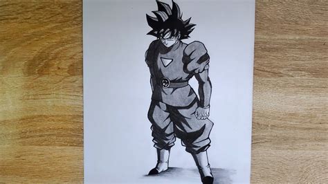 How To Draw Grand Priest Goku Full Body Pencil Sketch YouTube