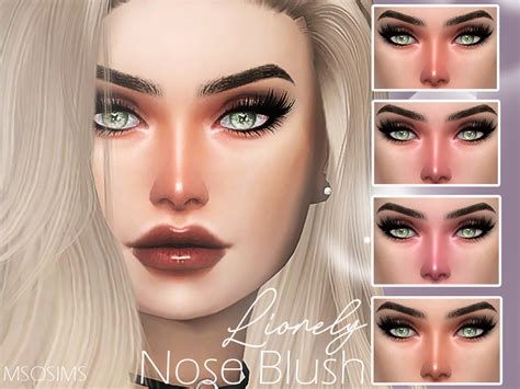 The Sims Resource Lionely Nose Blush