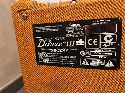 Hot Rod Deluxe Iii Fender Hot Rod Deluxe Iii Audiofanzine