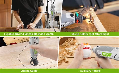 Huepar Tools Multifunktionswerkzeug W Rotationswerkzeug Mit