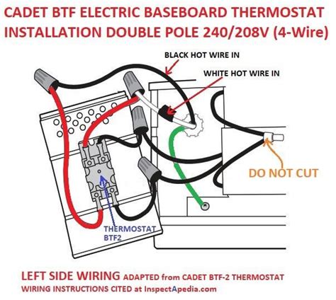 Line voltage thermostat wiring : r/electricians