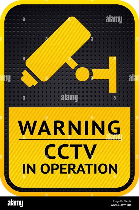 Cctv Camera Video Surveillance Sticker Eps Stock Vector Image Art