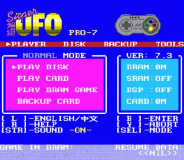 Super Ufo Pro Bios V Bios Rom Snes Game Emu Games