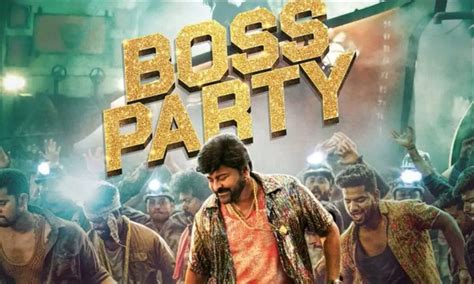 The Promo Of Boss Party Song From Chiranjeevi S Waltair Veerayya Is