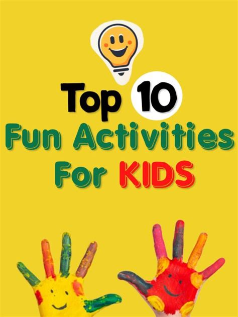 Top 10 Fun Activities for Kids - Mind Family