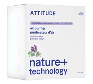 Purificateur D Air Naturel Lavande Et Eucalyptus 227 G Attitude