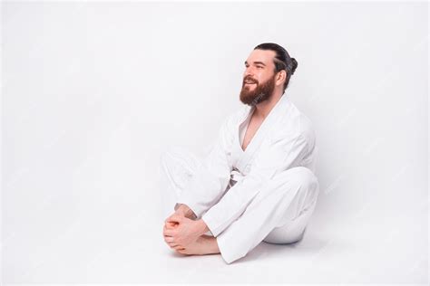 Premium Photo Photo Of Young Bearded Man Wearing Taekwondo Uniform