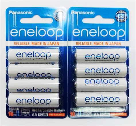 ถ่านชาร์จ Panasonic Eneloop Aa 2000mah แพ็ค 4 ก้อน จำนวน 2 แพ็ค ของแท้