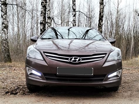 ПТФ с ДХО SAT. Ремонт и установка. — Hyundai Solaris (1G), 1,6 л, 2015 ...