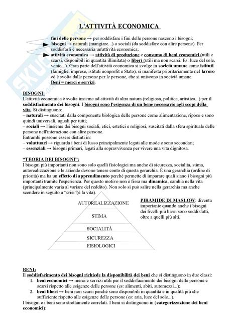 Riassunto Esame Economia Prof Depperu Libro Consigliato Corso Di