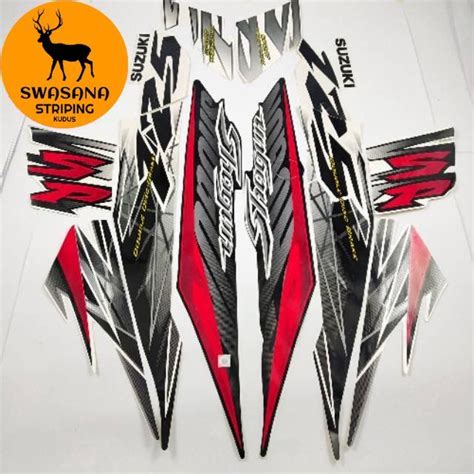 Striping Sticker Decal Polet Lis Motor Suzuki Shogun Sp 125 R 2006 2007