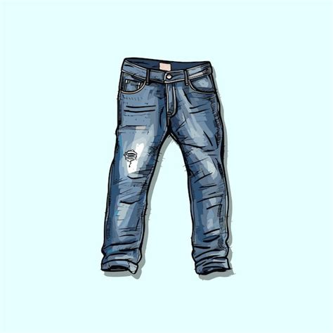 Blue Jeans Art Vectors And Illustrations For Free Download