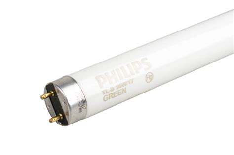 Philips 36W 48in T8 Green Fluorescent Tube | TLD36W/17 (Green) | Bulbs.com