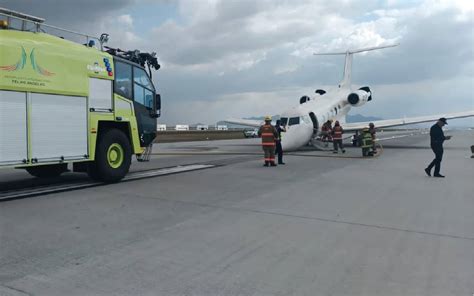 Aeronave De La FGR Aterriza De Emergencia En El AIFA El Sol De Toluca