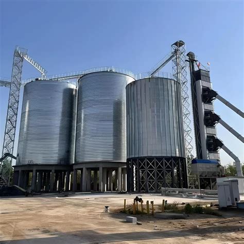 Ton Wheat Corn Paddy Rice Storage Steel Silo For Grain China