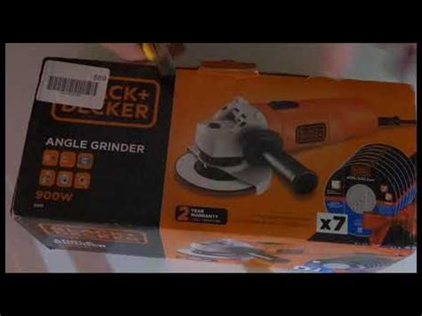 болгарочка УШМ-900 Ватт, BLACK+DECKER. Распаковка посылки. - YouTube