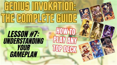 Genius Invokation Complete Guide Understanding Your Gameplan Youtube