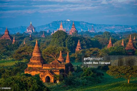 bagan pagodas temples  myanmar high res stock photo getty images