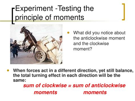 Ppt Experiment Testing The Principle Of Moments Powerpoint