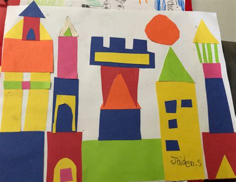 Paul Klee Castle and Sun Shape Collages: K-2nd - MS. KING'S ART CLASSROOM