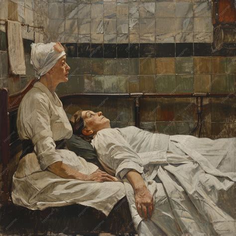 A patient receiving preoperative instructions from a nurse | Premium AI