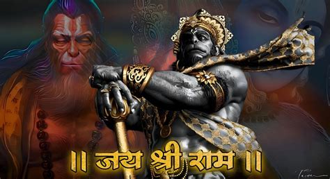Jai Shree Ram Hanuman Wallpaper Desktopwallpaper Lordhanuman