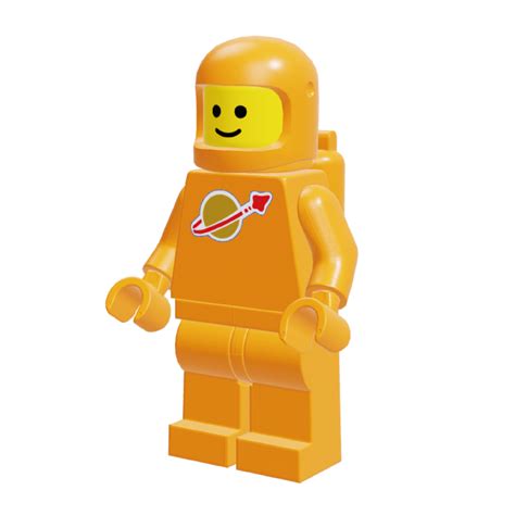Lego® Minifigure Classic Space Orange Hall Of Bricks