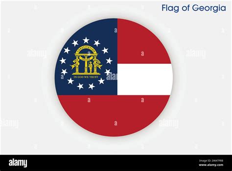 High detailed flag of Georgia. Georgia state flag, National Georgia ...