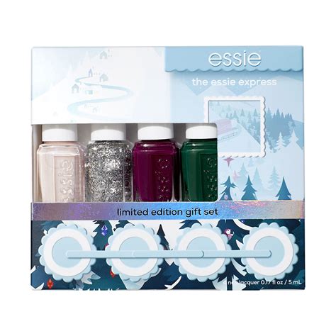 Essie 4 Piece Vegan Nail Polish Set Salon Quality Longwear Polar