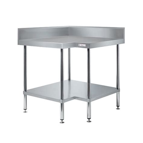 Simply Stainless Work Bench With Splashback SS02