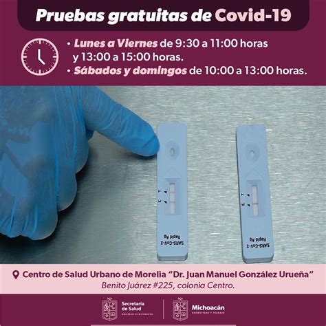 SALUD Mantiene SSM Pruebas Gratuitas De COVID 19 En Centro De Salud