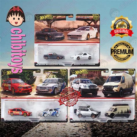 Hot Wheels Premium Pack L Ford Sierra Escort Land Cruiser Mercedes Spinter Mazda Pandem