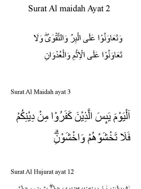 surat al maidah ayat