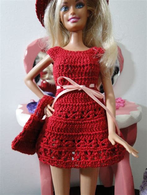 Barbie Crochet Miniaturas Artesanato E Coisas Mais De Tudo Um