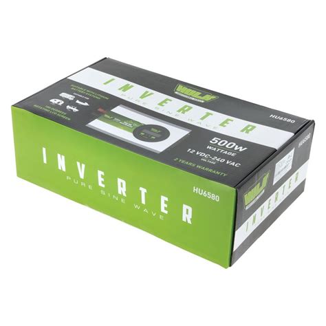 Pure Sine Wave Inverter 500w 12vdc To 240vac True Sine Wave Hulk Pro