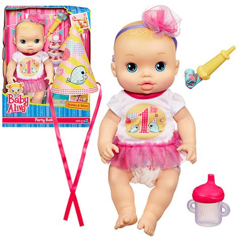 Baby Alive Party Baby Doll Blonde Entertainment Earth